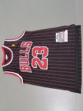 NBA Chicago Bull #23 Jordan Golden black red bar