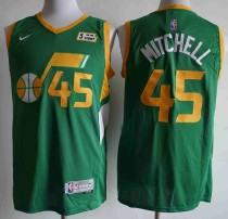 NBA Jazz (21 new season) # 45 Mitchell achievement green