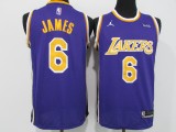 NBA Lakers # 6 James award purple