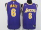NBA Lakers # 6 James award purple