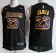 NBA Lakers #23 James  achievement black