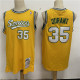 NBA Supersonic Retro #35 Durant vintage yellow top Mesh Jersey