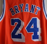 NBA Lakers #24 Kobe up orange down Blue Vintage mesh
