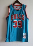 NBA Chicago Bull #33 Pippen  blue mesh