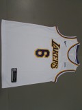 NBA Lakers # 6 James award white