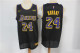 NBA Lakers #24 Kobe  achievement black