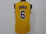 NBA Lakers # 6 James award yellow