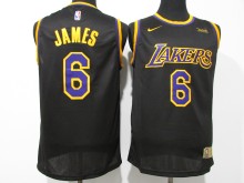 NBA Lakers # 6 James award black