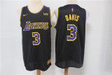 NBA Lakers #3 Davis achievement black
