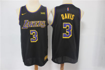 NBA Lakers #3 Davis achievement black