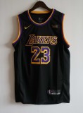 NBA Lakers #23 James  achievement black