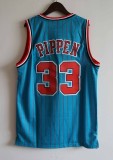 NBA Chicago Bull #33 Pippen  blue mesh