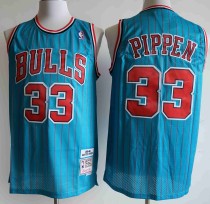 NBA Chicago Bull #33 Pippen  blue mesh
