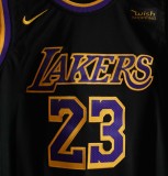 NBA Lakers #23 James  achievement black