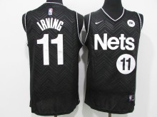NBA 2021 Nets #11 Lrving award black