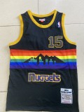 NBA Nuggets # 15 Anthony Snow mountain black top Mesh Jersey