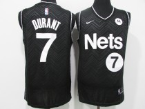 NBA 2021 Nets #7 Durant award black