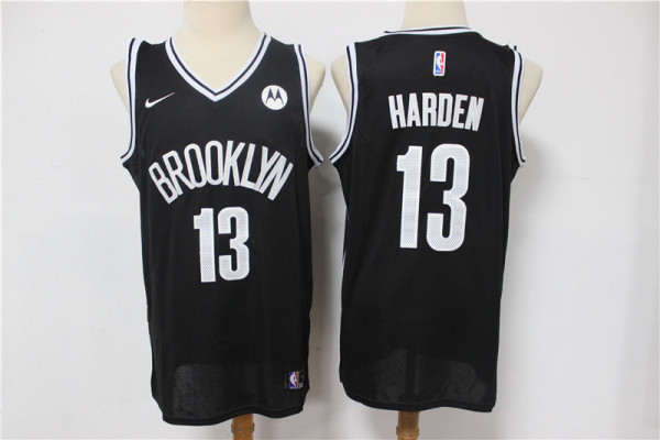 NBA 2021 Nets #13 Harden  black