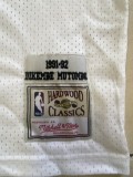 NBA Nuggets # 55 mutombo snow mountain white top Mesh Jersey
