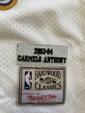 NBA Nuggets # 15 Anthony snow mountain white top Mesh Jersey