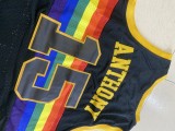 NBA Nuggets # 15 Anthony Snow mountain black top Mesh Jersey