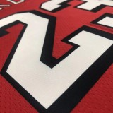 NBA Bulls Jordan #23 Red Top Quality Hot Pressing