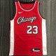 NBA Bulls Jordan #23 Red Top Quality Hot Pressing