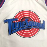 NBA Jordan #23 Tune Squad White Top Quality Hot Pressing