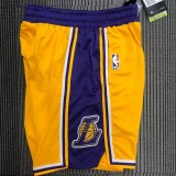 NBA Lakers Yellow Top Quality  Pants