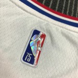 NBA Clippers LEONARD #2 White 75th Anniversary Top Quality Hot Pressing