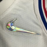 NBA Clippers LEONARD #2 White 75th Anniversary Top Quality Hot Pressing