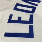 NBA Clippers LEONARD #2 White 75th Anniversary Top Quality Hot Pressing