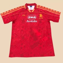 Retro Roma Home 1:1 Quality Soccer Jersey  1995-1996
