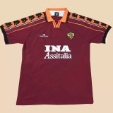 Retro Roma Home 1:1 Quality Soccer Jersey  1998-1999