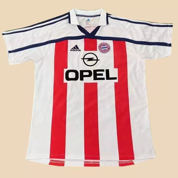 Retro Bayern Munich Away 1:1 Quality Soccer Jersey   2000-2001