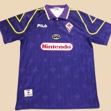 Retro Fiorentina Home Fans 1:1 Quality Soccer Jersey  1997-1998
