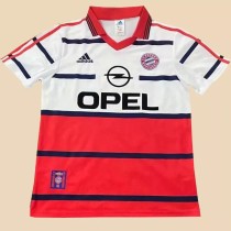 Retro Bayern Munich Away  1:1 Quality Soccer Jersey   1998-2000