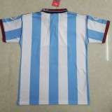 Retro  West Ham Away 1:1 Quality Soccer Jersey 1991-1992