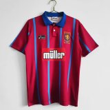 Retro Aston Villa Home  1:1 Quality Soccer Jersey  1993-1995