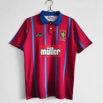Retro Aston Villa Home  1:1 Quality Soccer Jersey  1993-1995