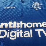 Retro  Rangers Home  1:1 Quality Soccer Jersey  2002-2003