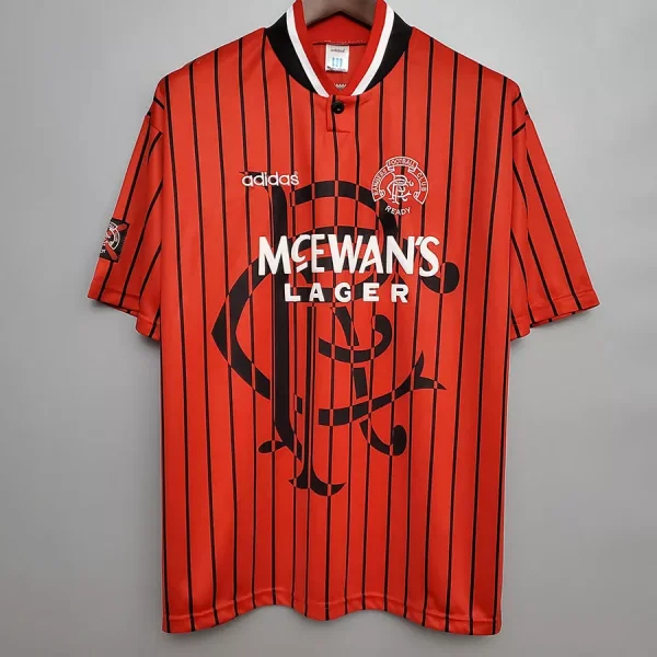 Rangers  Rangers Away  1:1 Quality Soccer Jersey  1994-1995