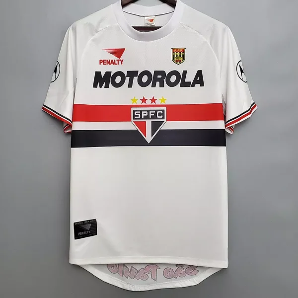 Retro Sao Paulo Home 1:1 Quality Soccer Jersey  1999-2000