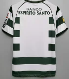 Retro Sporting Lisbon Home 1:1 Quality Soccer Jersey  2001-2003