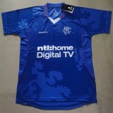 Retro  Rangers Home  1:1 Quality Soccer Jersey  2002-2003