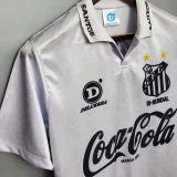 Retro 1993 Santos FC Home White