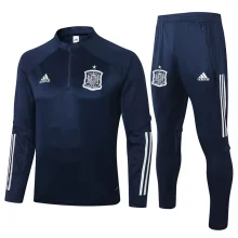Spain Blue Half Pull Sweater Tracksuit 2020