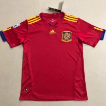 Retro Spain World Cup Home Fans  1:1 Quality Soccer Jersey    2010