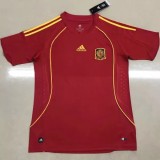 Retro Spain Home  1:1 Quality Soccer Jersey   2008