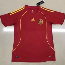 Retro Spain Home  1:1 Quality Soccer Jersey   2008